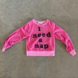 Wildfox kids French terry pullover